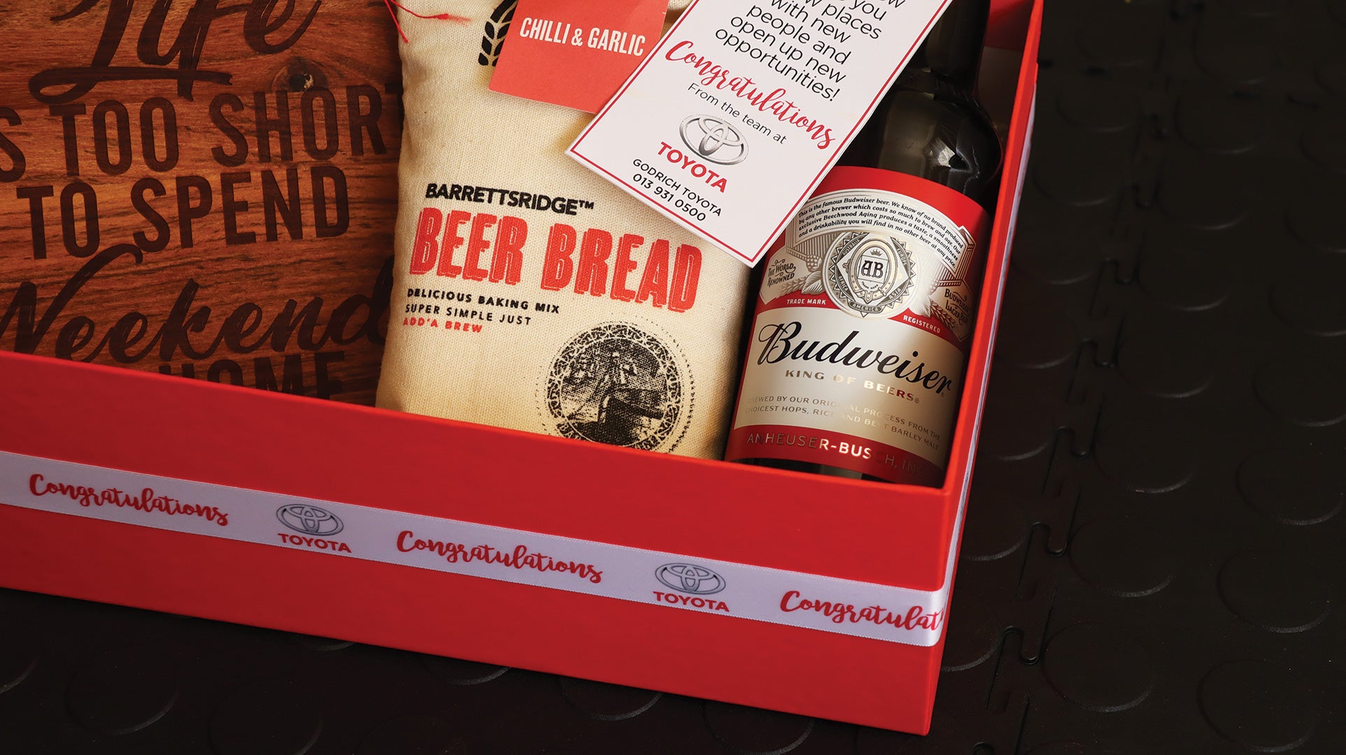 Toyota Butcher Block Hamper Scarlet Thread Designs and Gifts